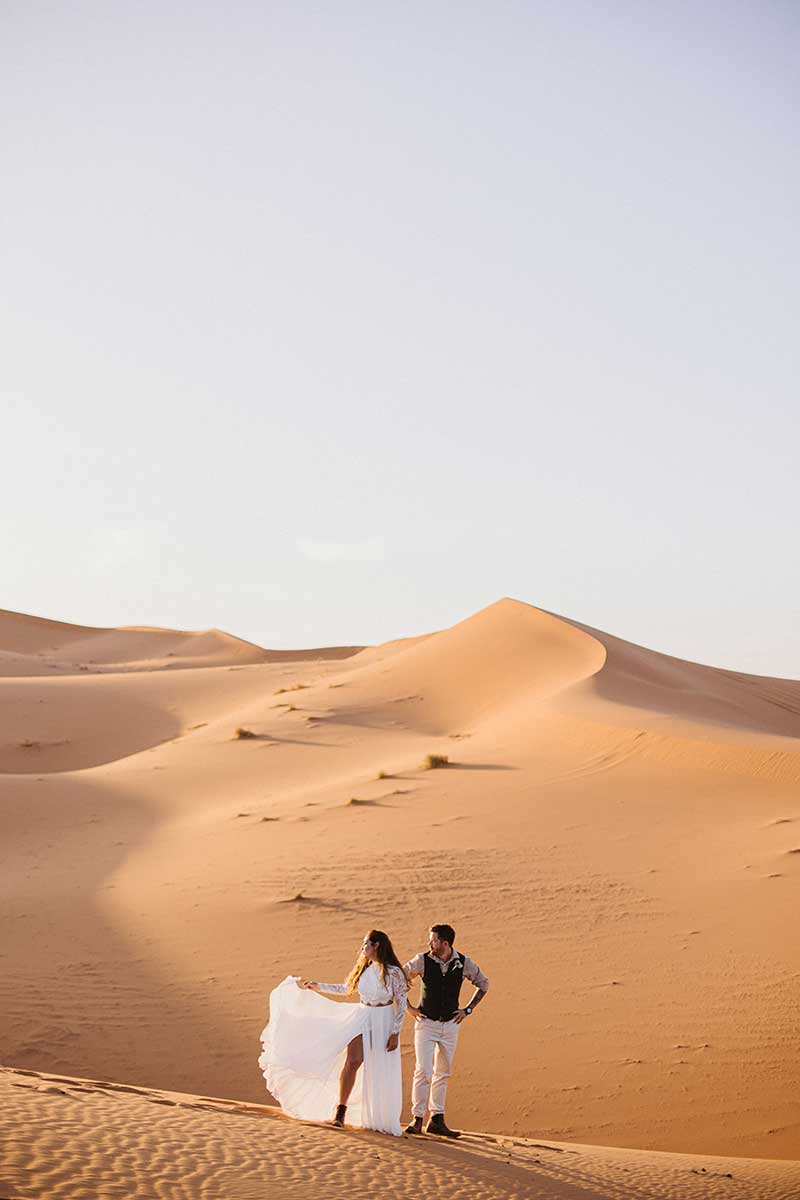 boda desierto - El hotel